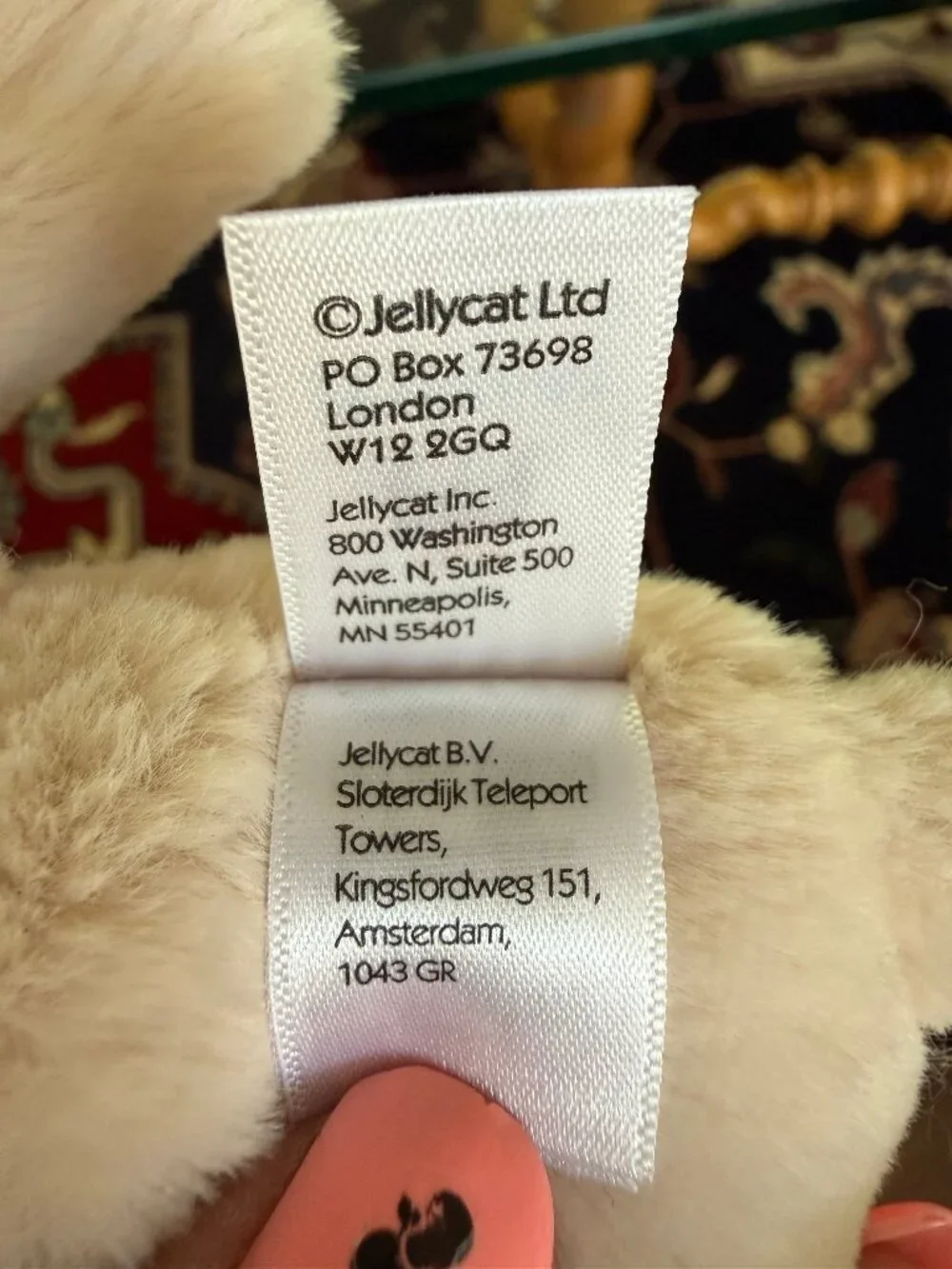 *BRAND NEW* Jellycat Smudge Rabbit Bag Charm - Picture 6 of 8